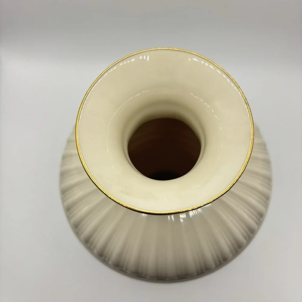 Lenox Athenian Small Vase 24k Gold Trim 8